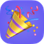 1-Click Confetti icon